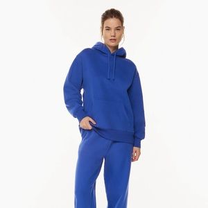 blue Aritzia hoodie
